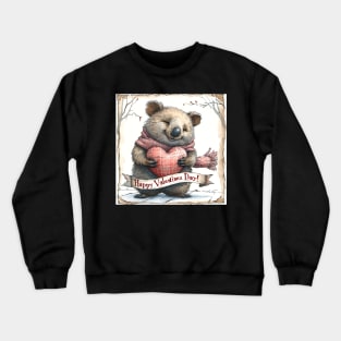 Valentine's Wombat! Crewneck Sweatshirt